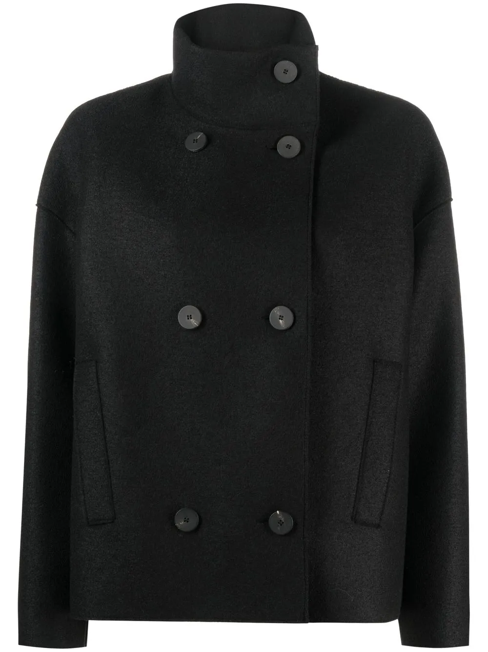 

Harris Wharf London double-breasted wool jacket - Negro