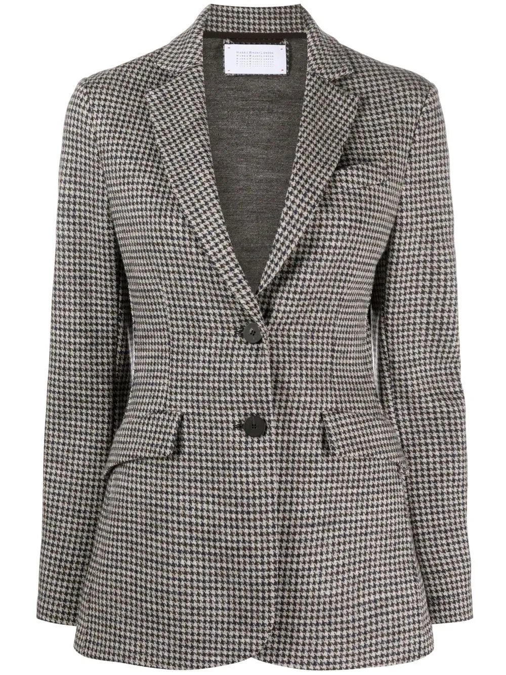 

Harris Wharf London notched-lapel button-fastening jacket - Blue