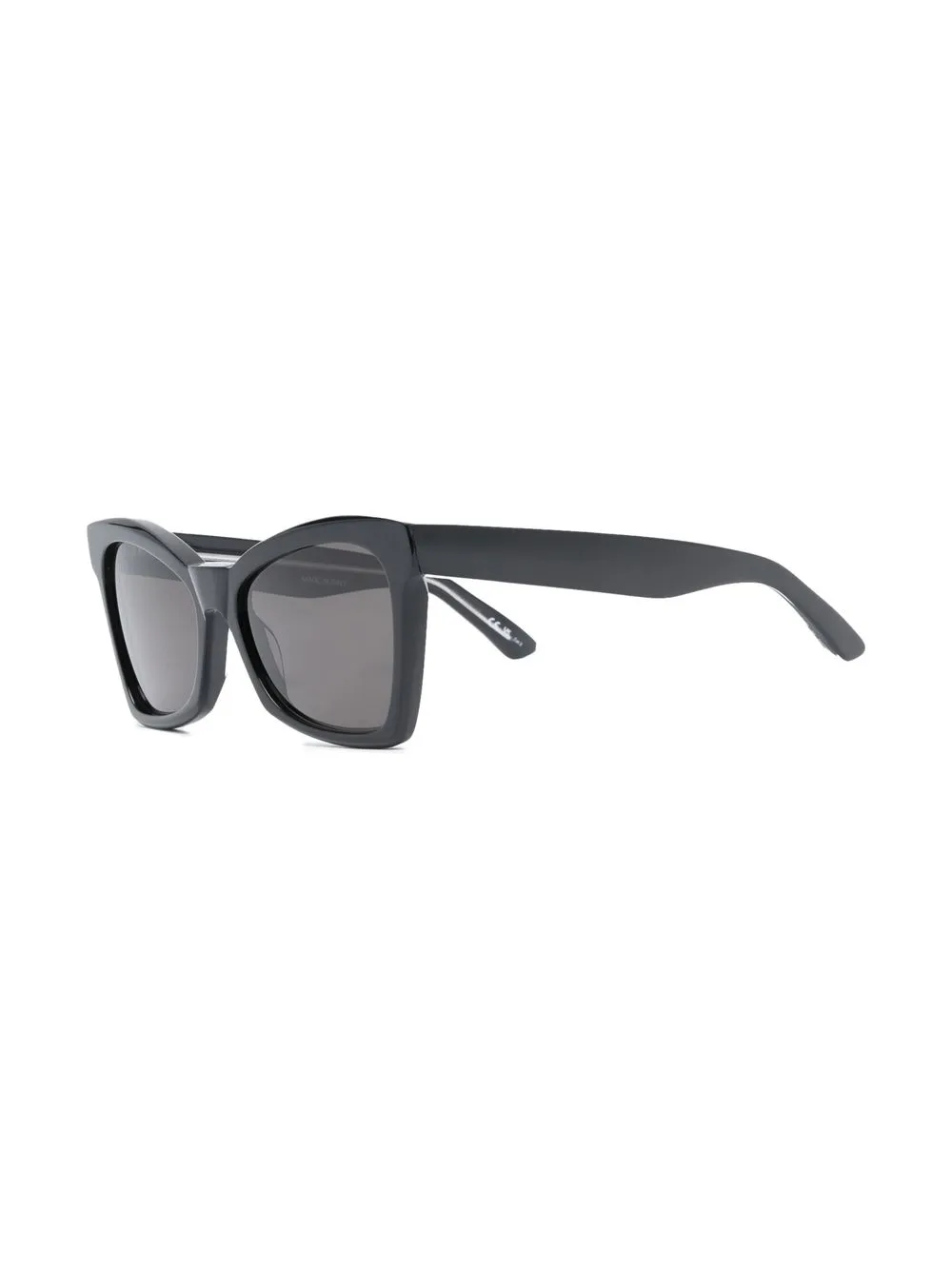 Shop Balenciaga Butterfly-frame Tinted Sunglasses In Black