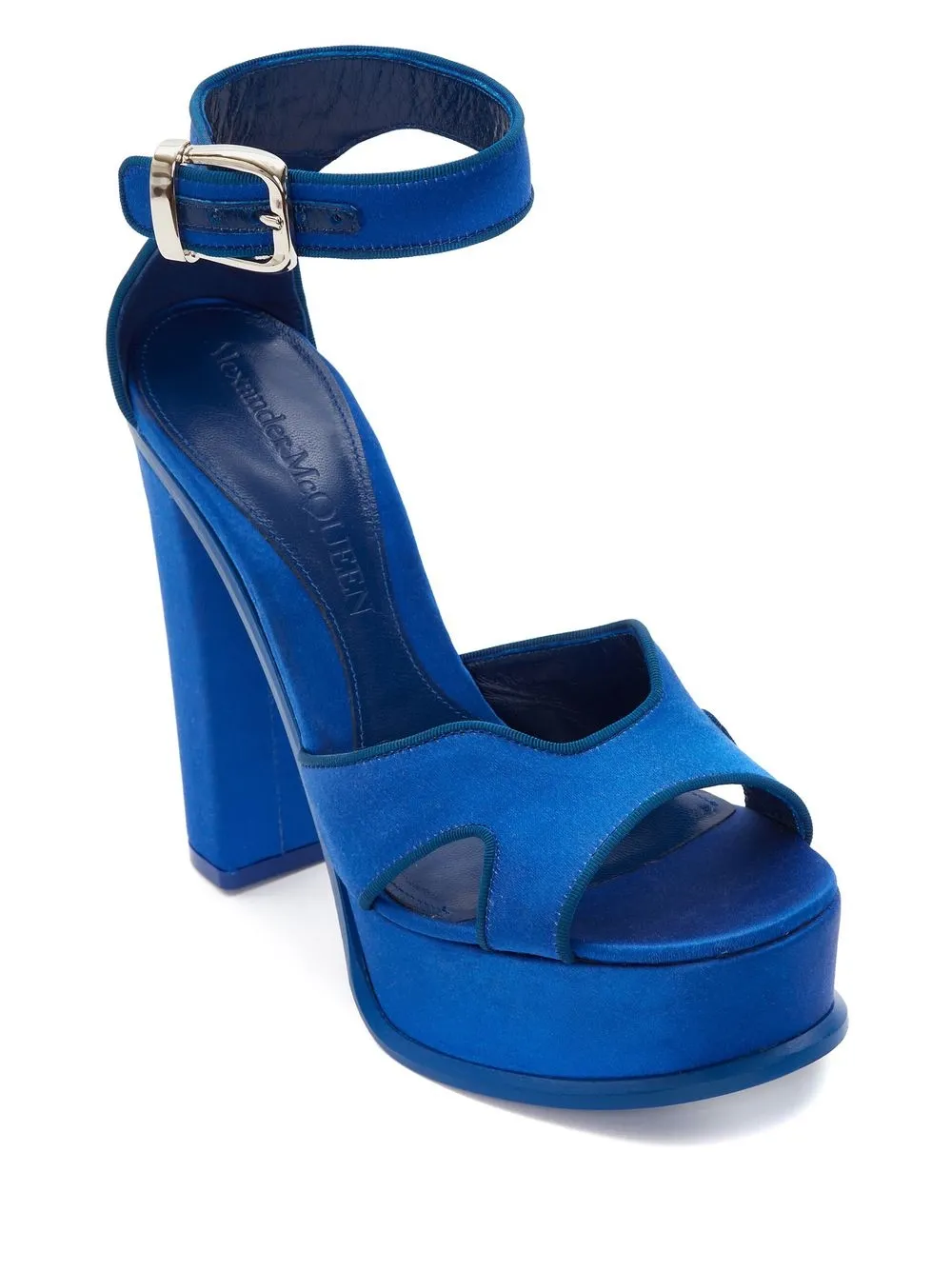 Alexander McQueen Butterfly sandalen met plateauzool - Blauw