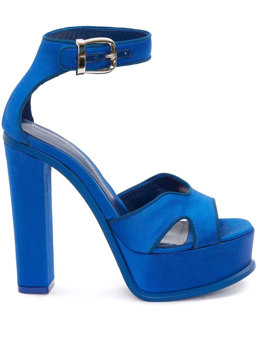 Alexander Mcqueen Platform-sole Butterfly Sandals In Blau | ModeSens