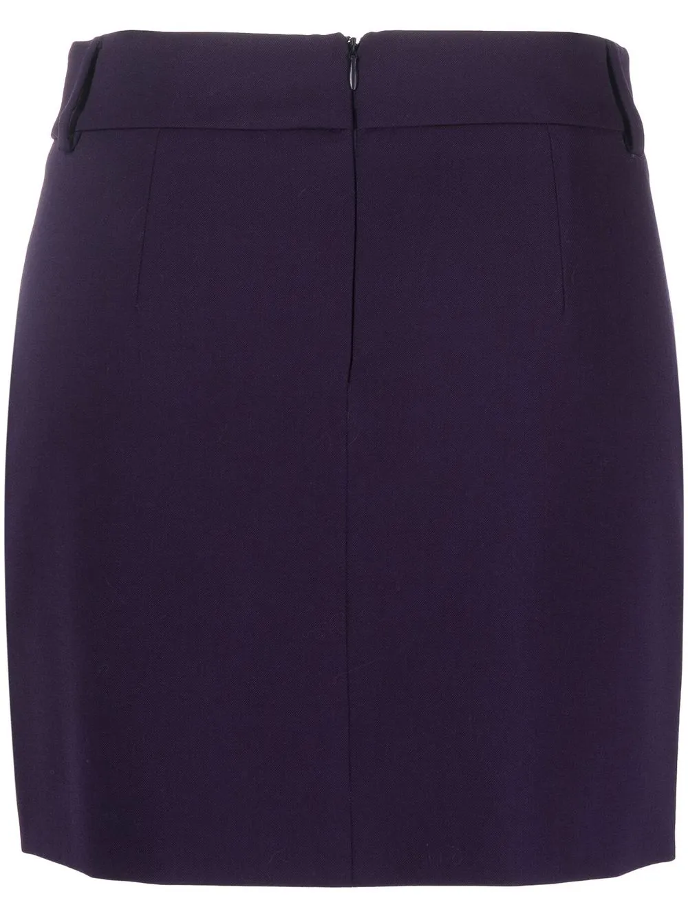 

Seventy welt-pocket mini skirt - Purple