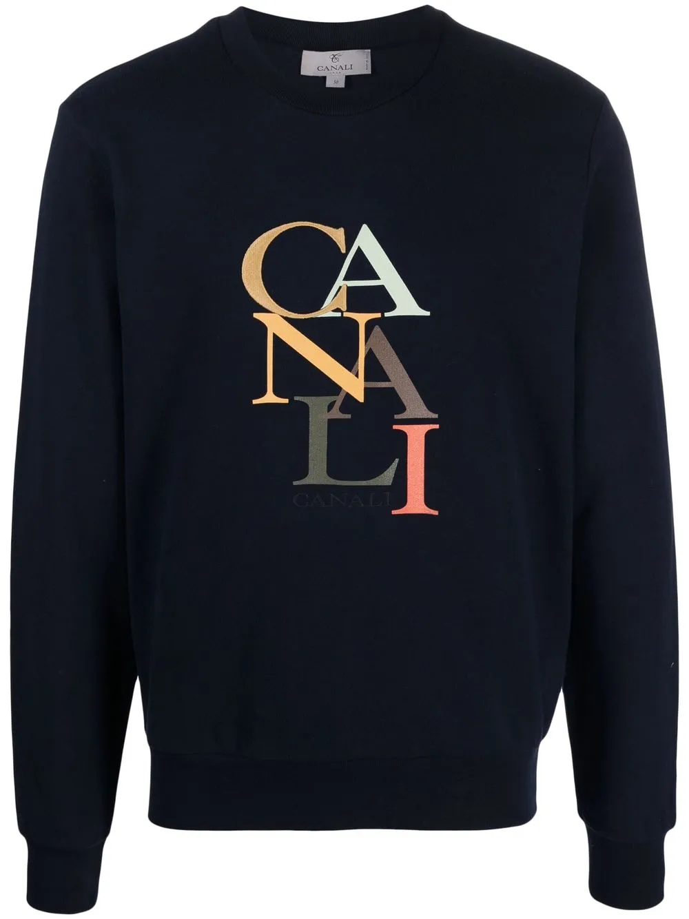 

Canali sudadera con logo estampado - Azul