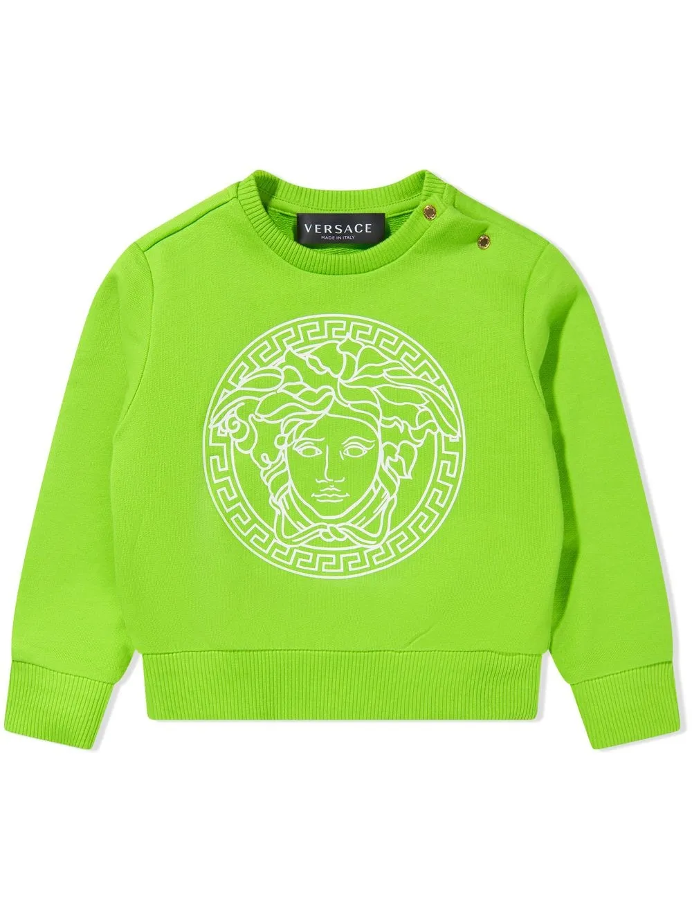 

Versace Kids Medusa-print sweatshirt - Green