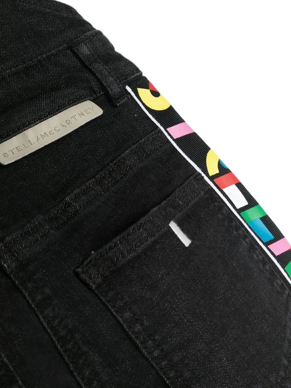 Stella McCartney Kids 스텔라 매카트니 키즈 로고 스트라이프 멜빵바지 - Farfetch