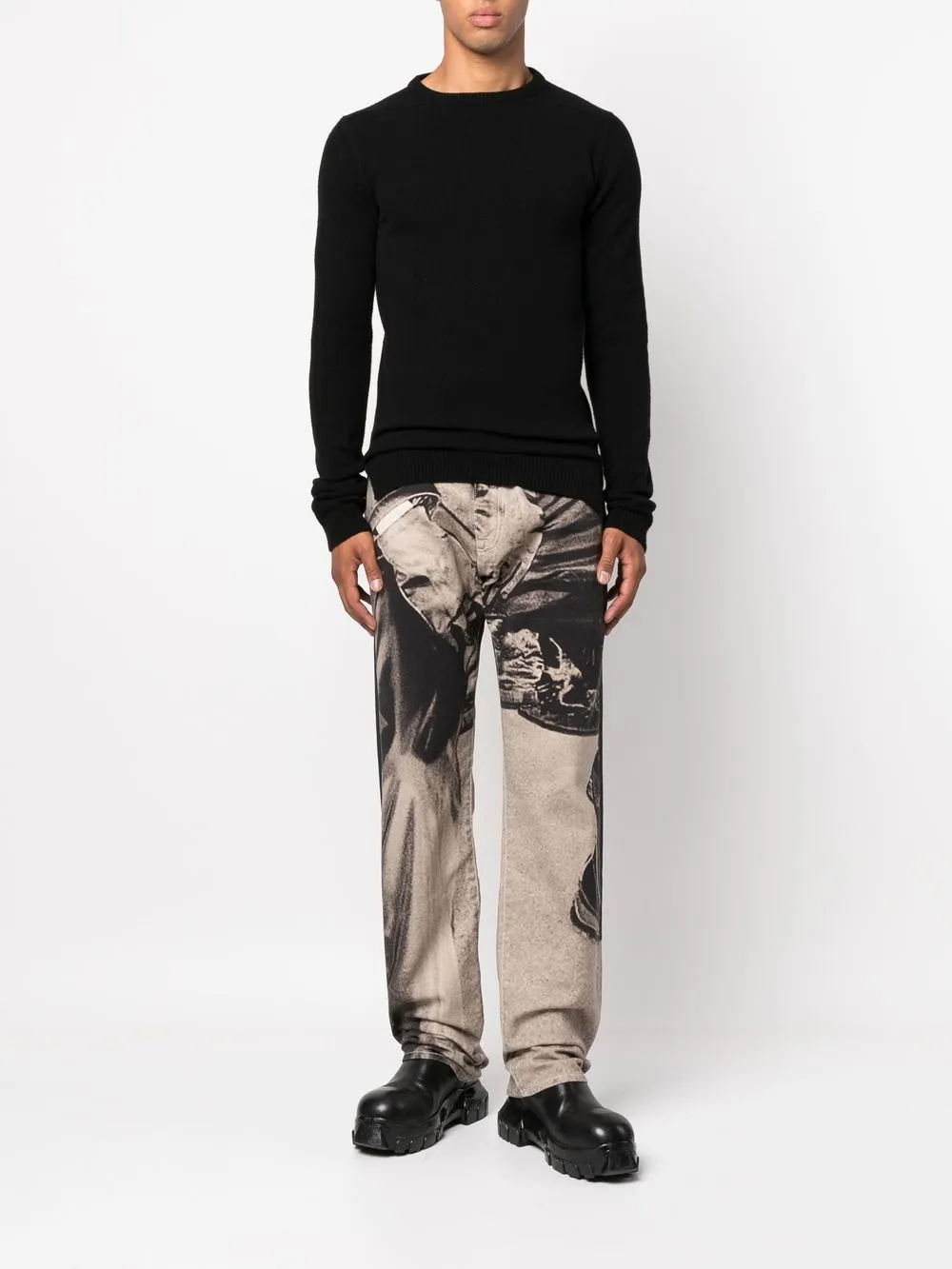 424 Straight broek - Zwart