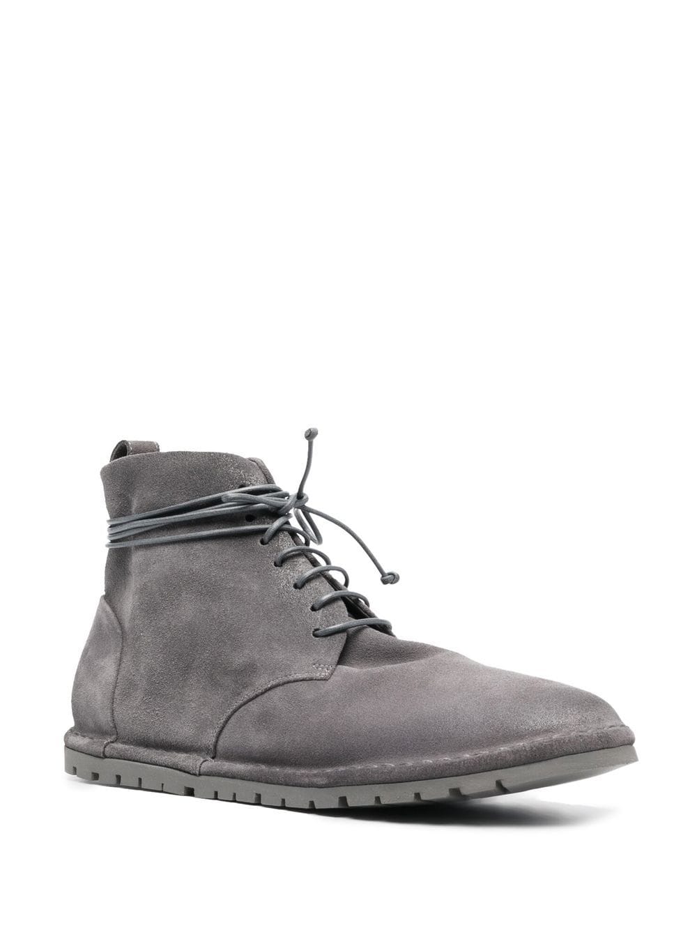 Shop Marsèll Ankle Tie-fastening Boots In Grey