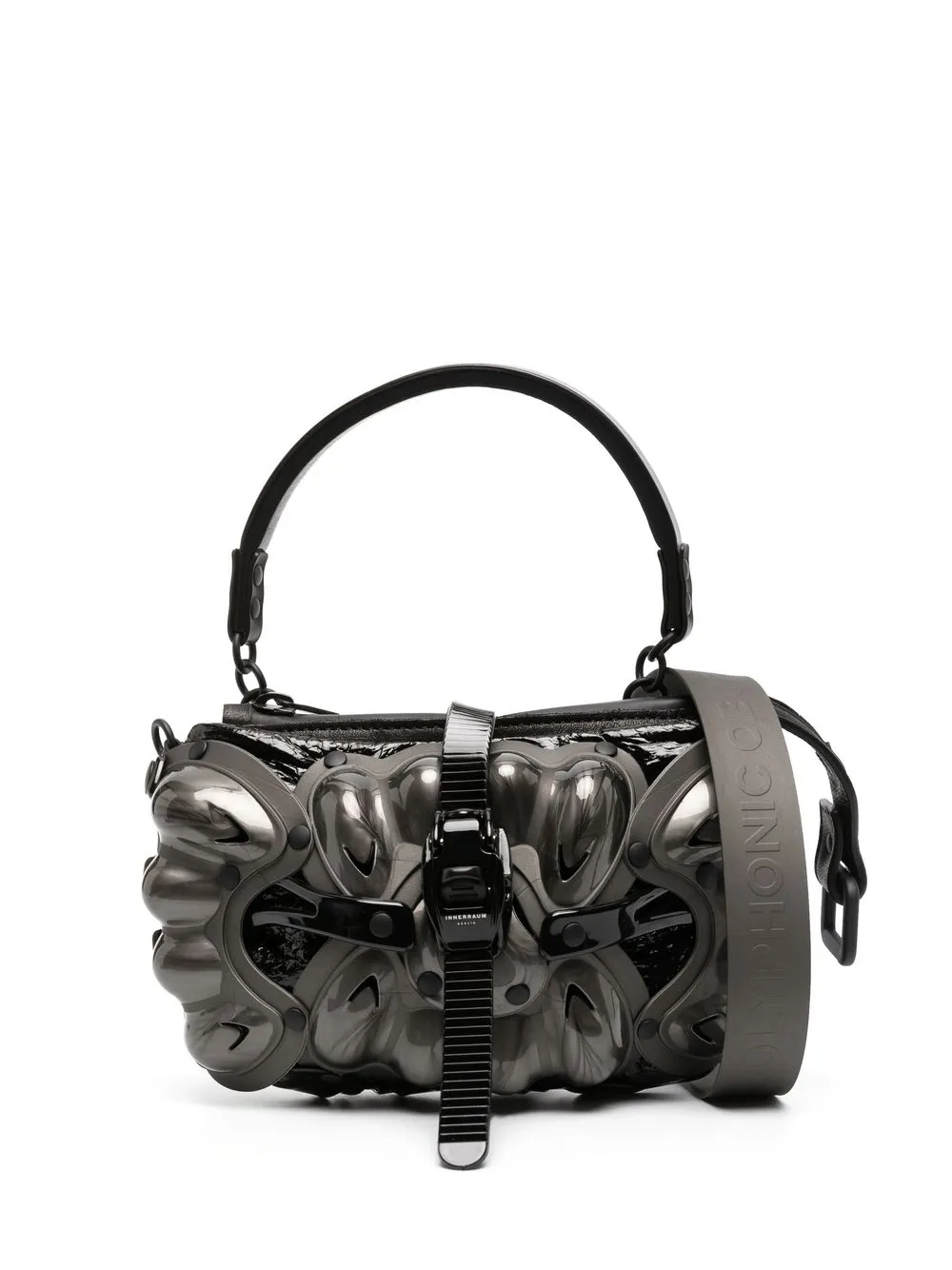 

Innerraum logo buckle top-handle bag - Black