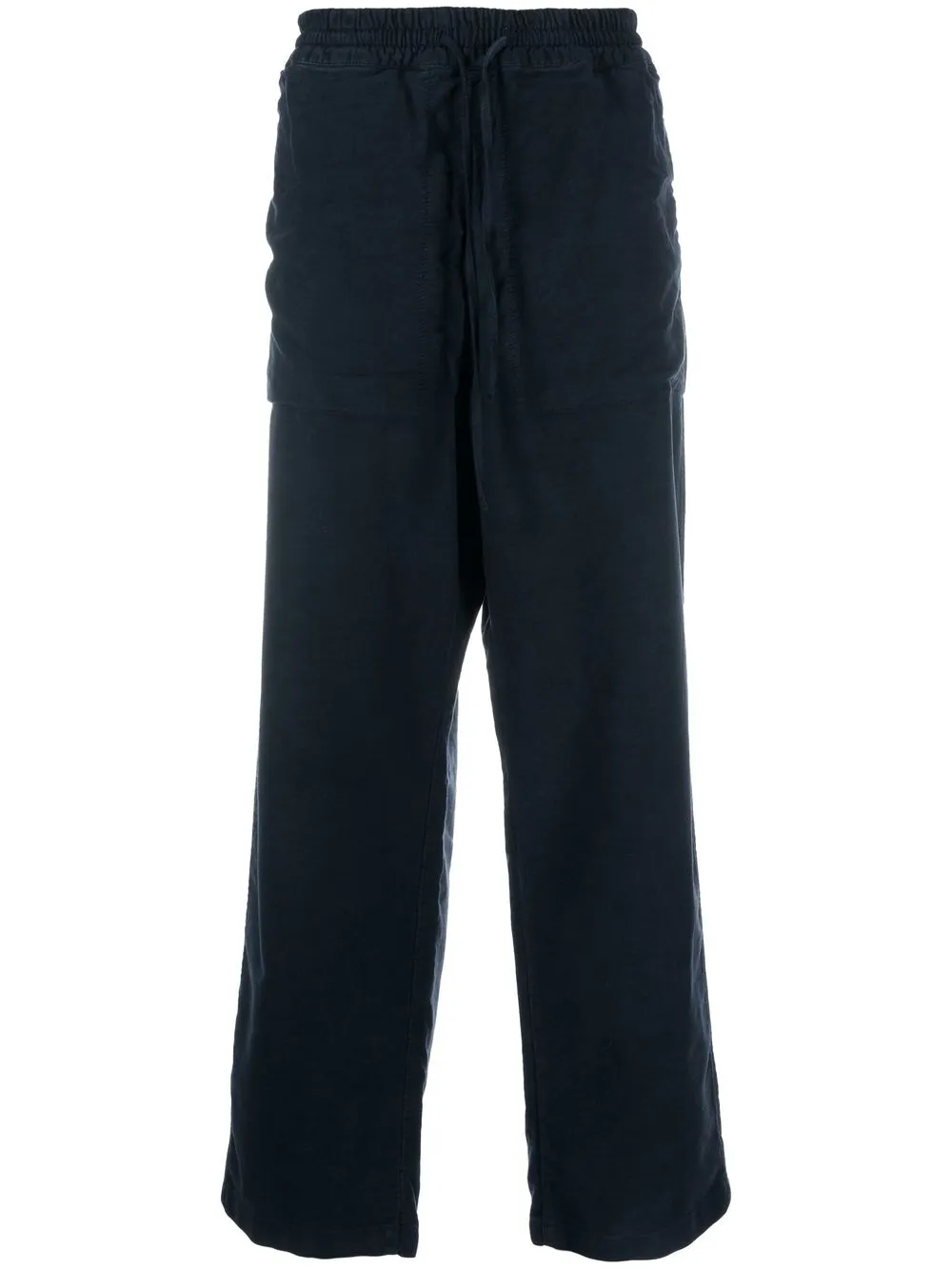 

PRESIDENT'S drawstring straight-leg cotton trousers - Blue