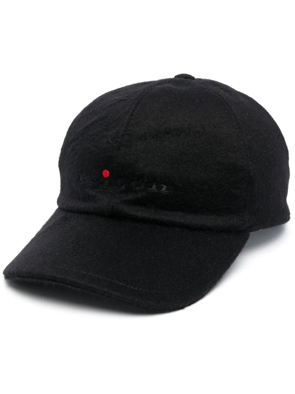 

Kiton logo-embroidered cashmere cap - Black