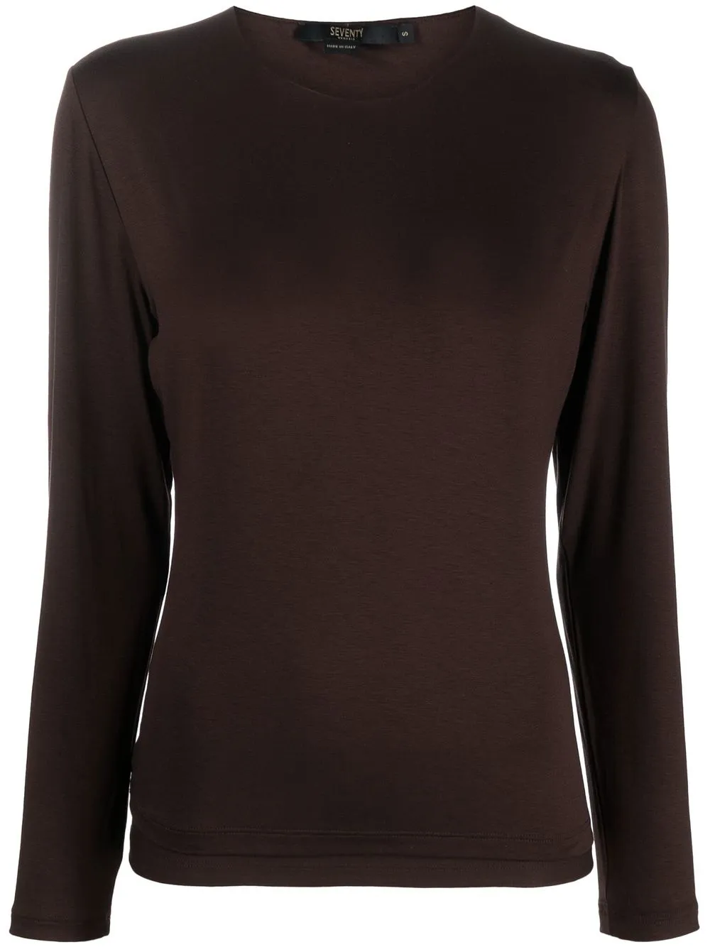 

Seventy crew neck long-sleeved T-shirt - Brown