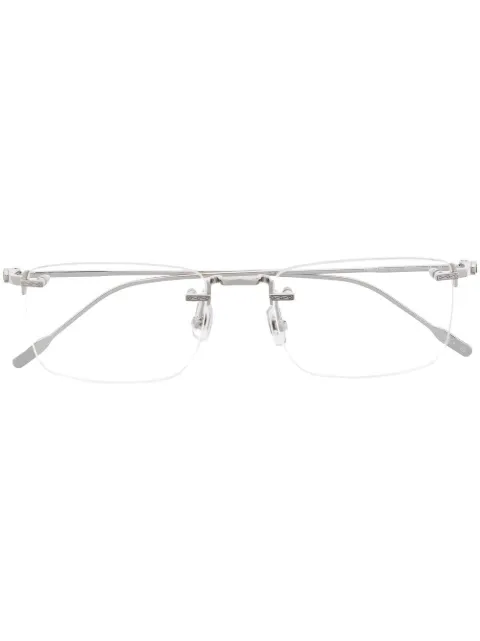 Montblanc rimless square-body glasses