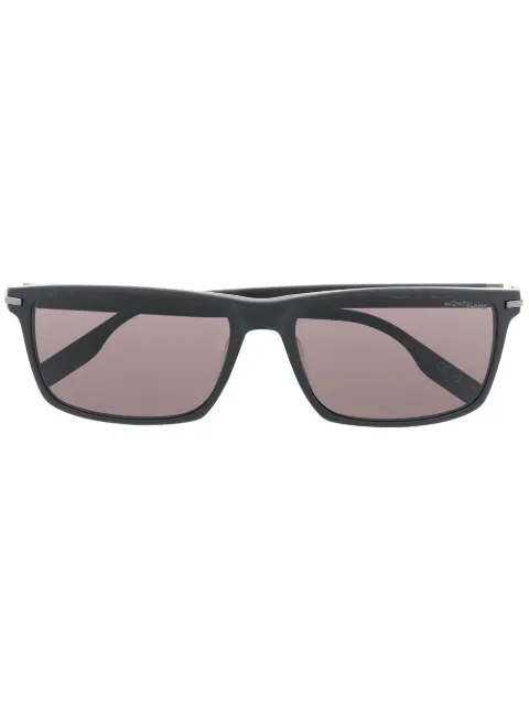 Montblanc rectangular-frame design sunglasses