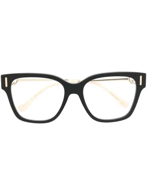 Gucci Eyewear GG-logo square-frame optical glasses 