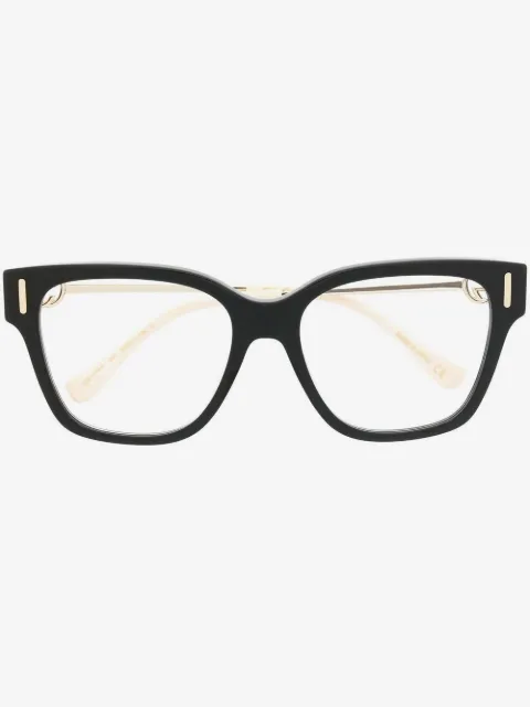 Gucci Eyewear GG-logo square-frame optical glasses