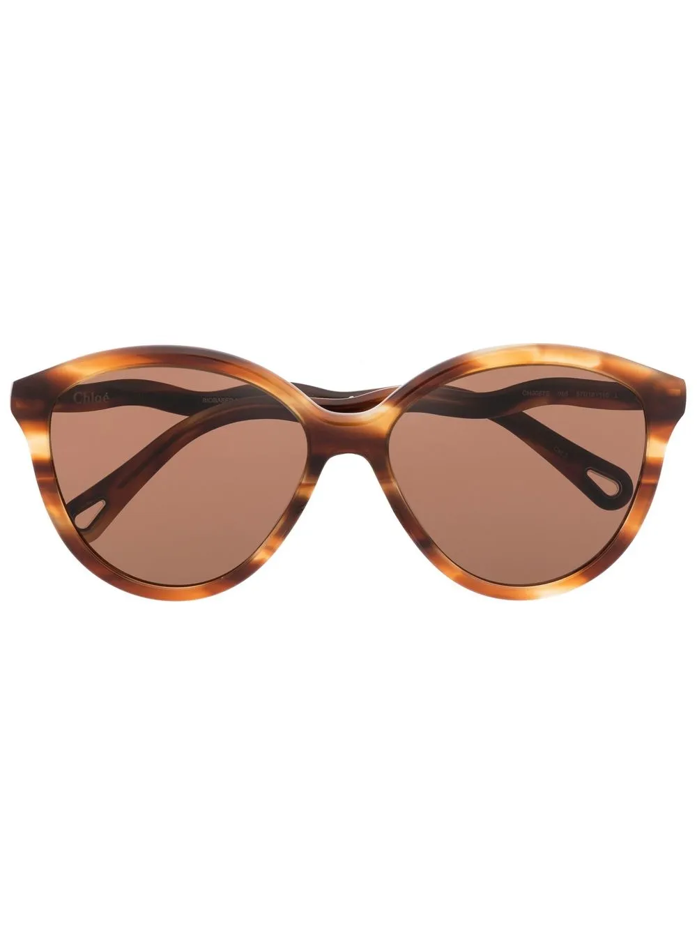 

Chloé Eyewear lentes de sol con armazón redonda - Marrón