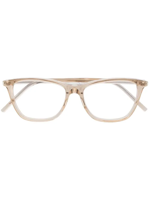 Saint Laurent Eyewear Cat eye-frame Glasses Neutrals
