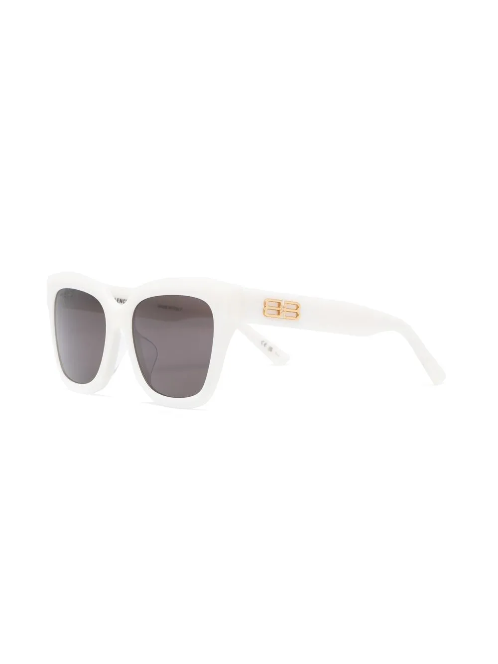 Balenciaga Eyewear Zonnebril met vierkant montuur - Wit