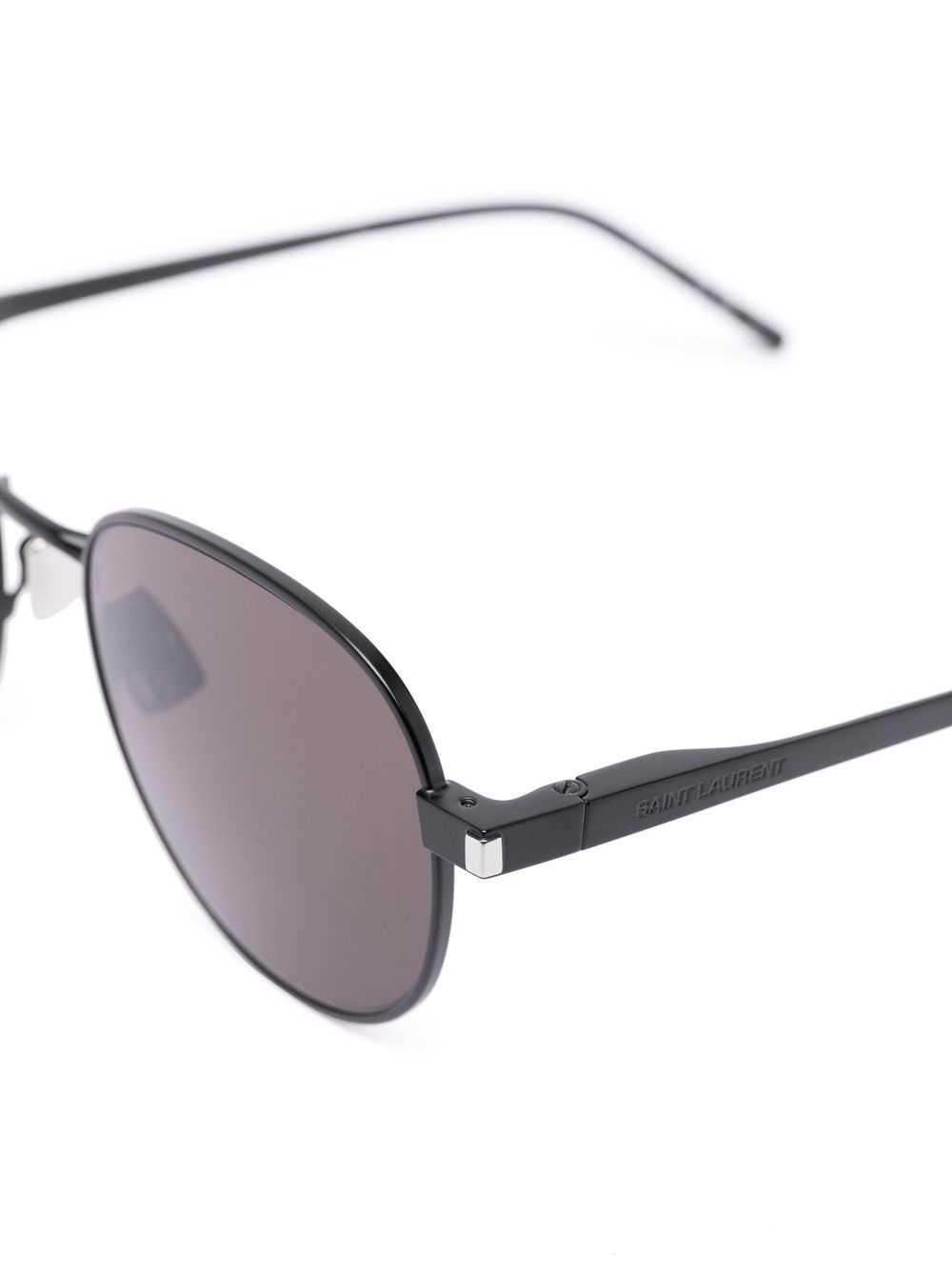 Saint Laurent Eyewear Sl555 Round Frame Sunglasses Farfetch 5040