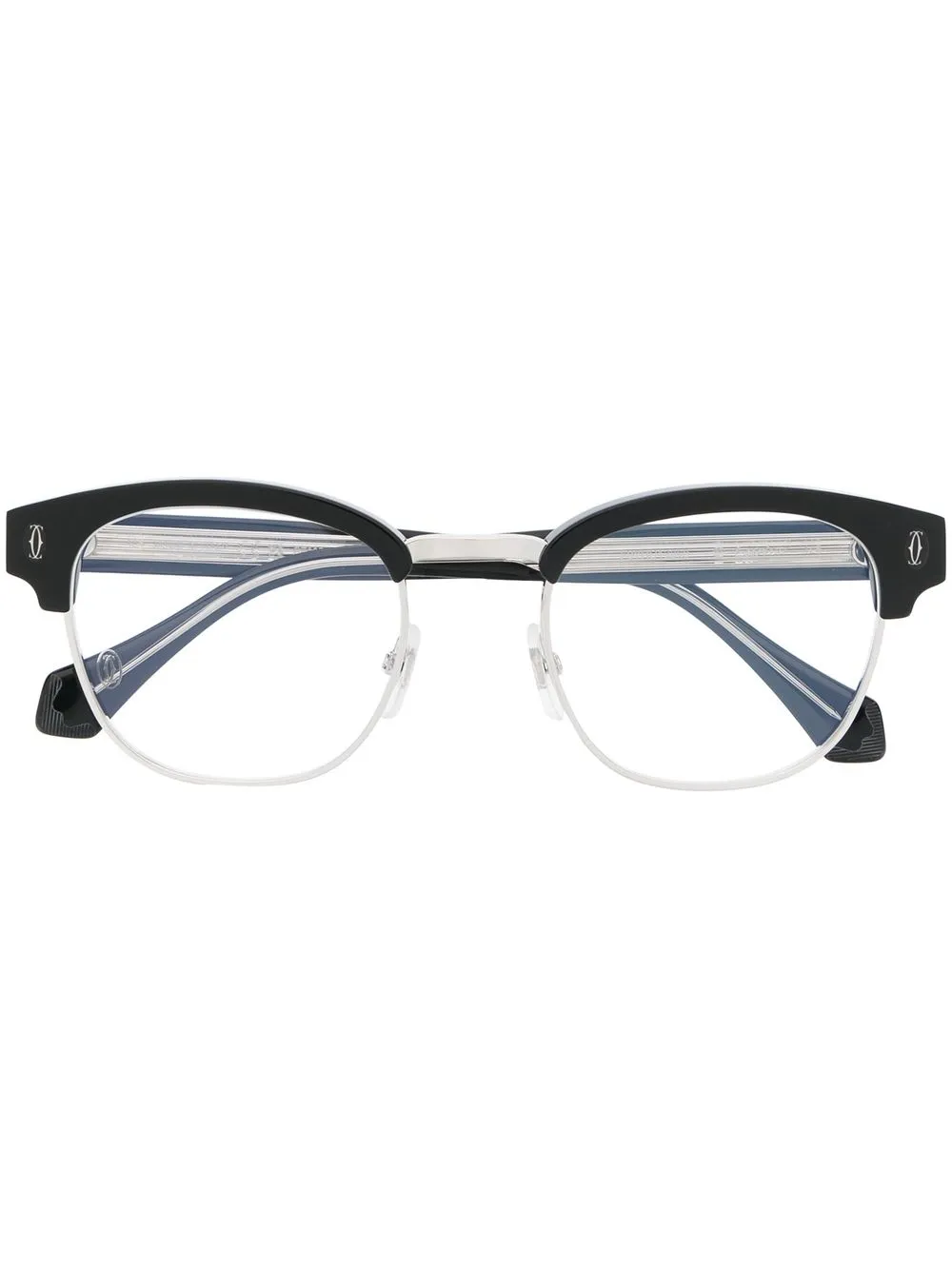 

Cartier Eyewear round-frame glasses - Black