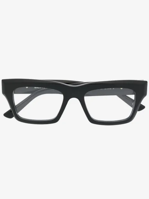 Balenciaga Eyewear logo-plaque square-frame glasses