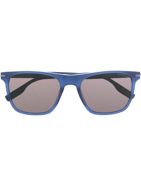 Occhiali da sole squadrati Blu Farfetch Uomo Accessori Occhiali da sole 