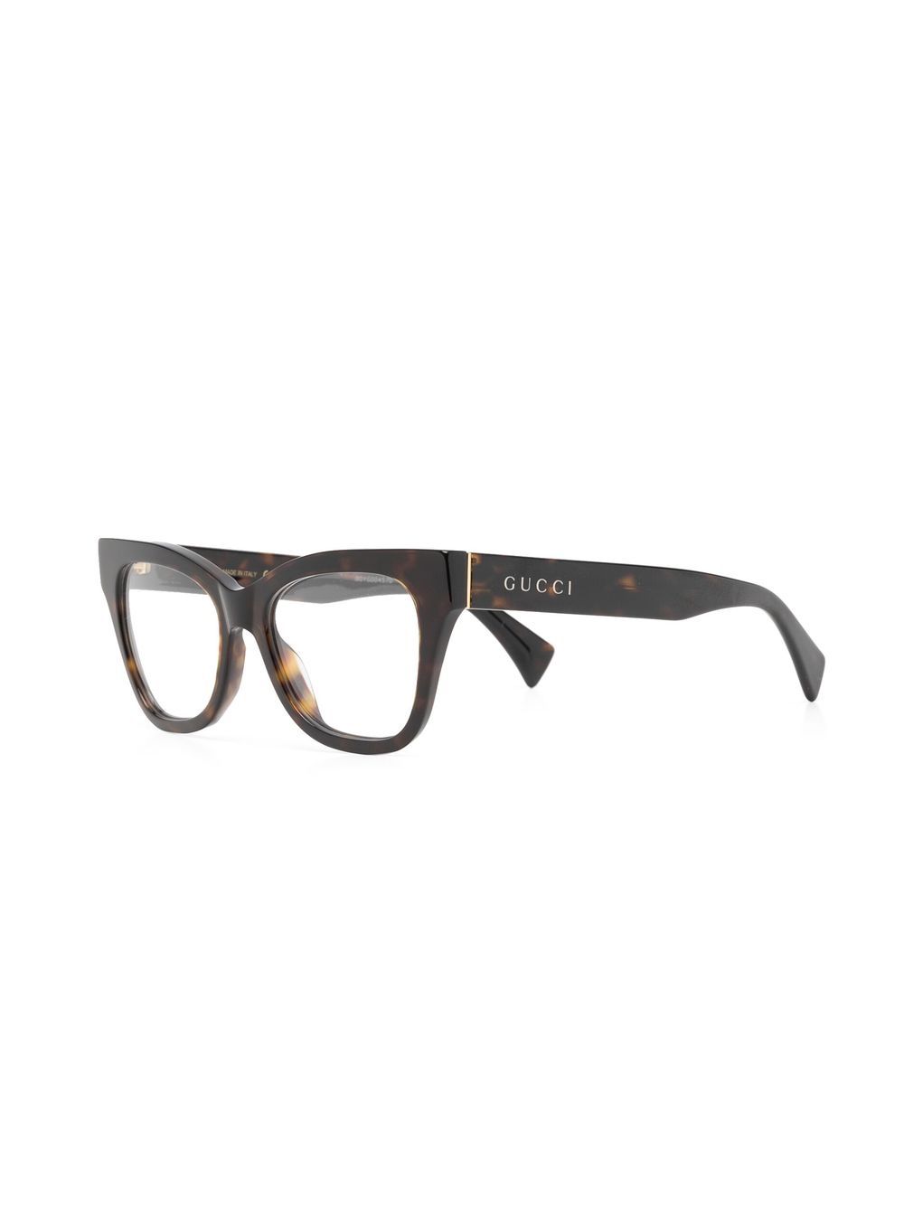 Gucci Eyewear Bril met cat-eye montuur - Bruin