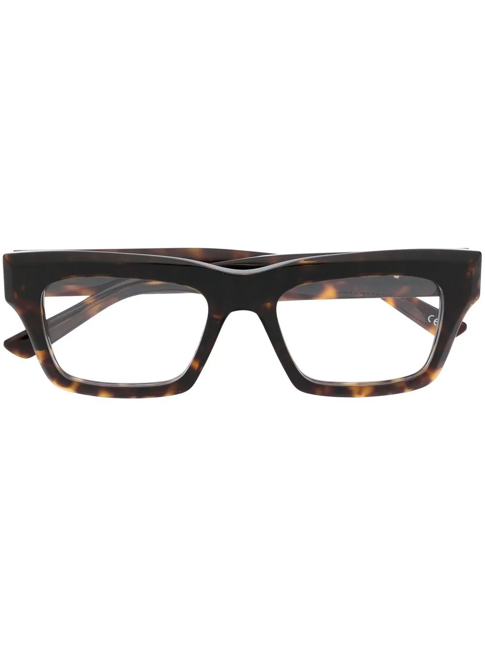 

Balenciaga Eyewear tortoiseshell-effect square-frame glasses - Brown