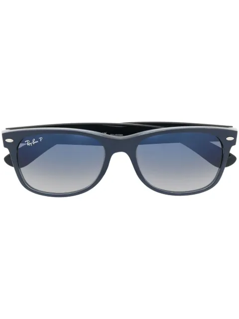 square-frame tinted sunglasses