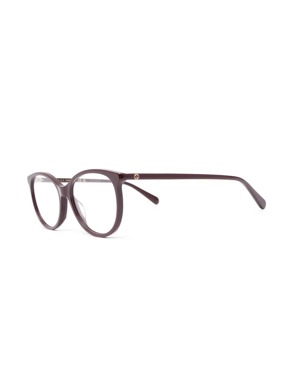 Gucci Eyewear Bril met rond montuur - Bruin