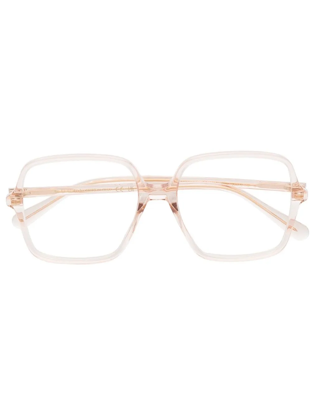 Gucci Eyewear lunettes de vue à monture carrée oversize | tons neutres | Image 1