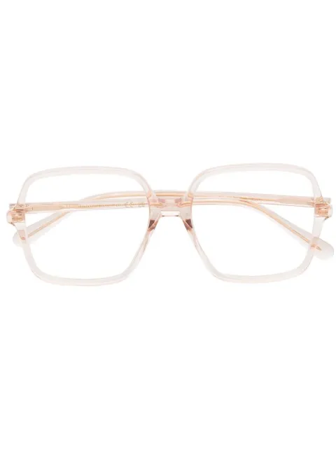 Gucci Eyewear lentes con armazón cuadrada oversize