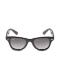 RAY-BAN JUNIOR tinted square-frame sunglasses - Black