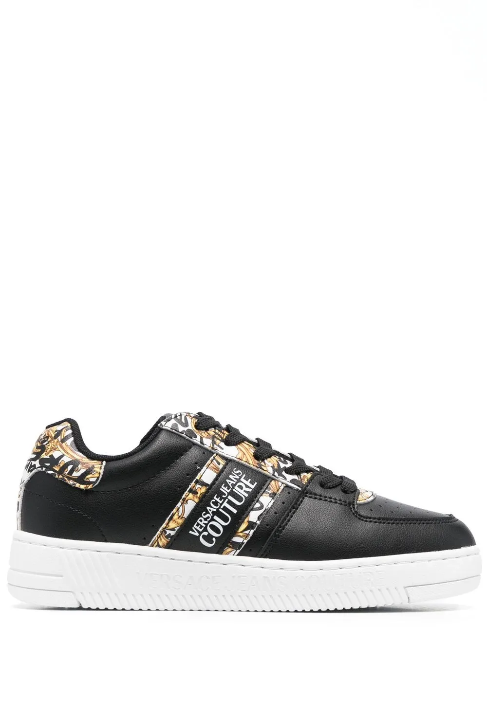 

Versace Jeans Couture tenis bajos con agujetas - Negro