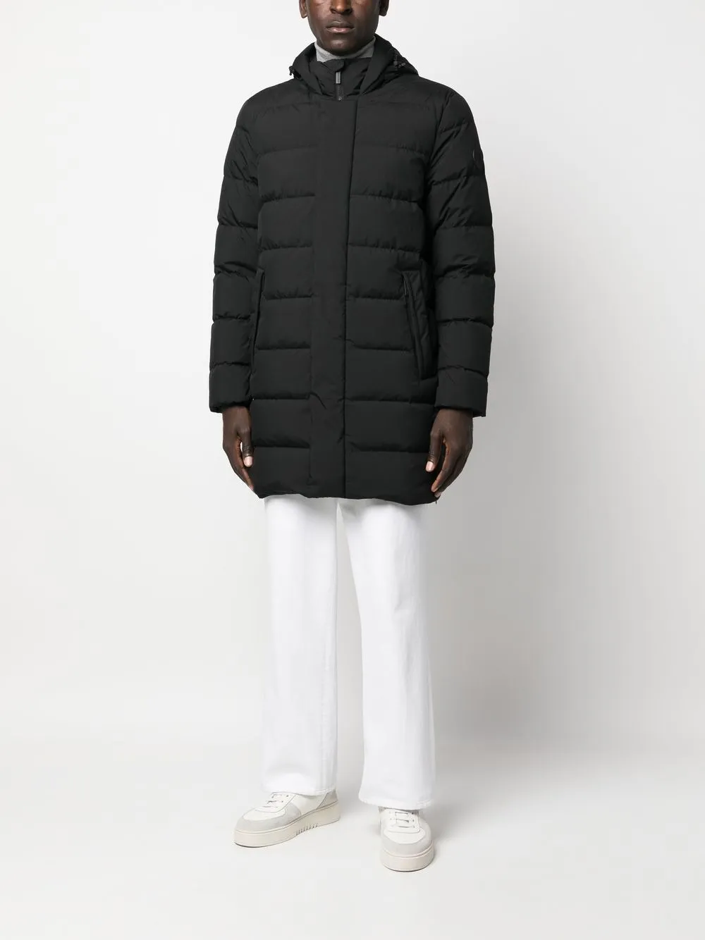 Woolrich Hooded downfeather Puffer Jacket Farfetch