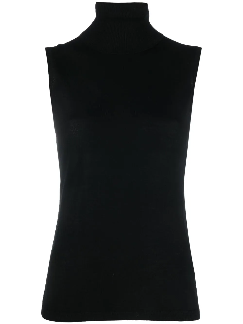 

Allude high-neck virgin wool vest - Black