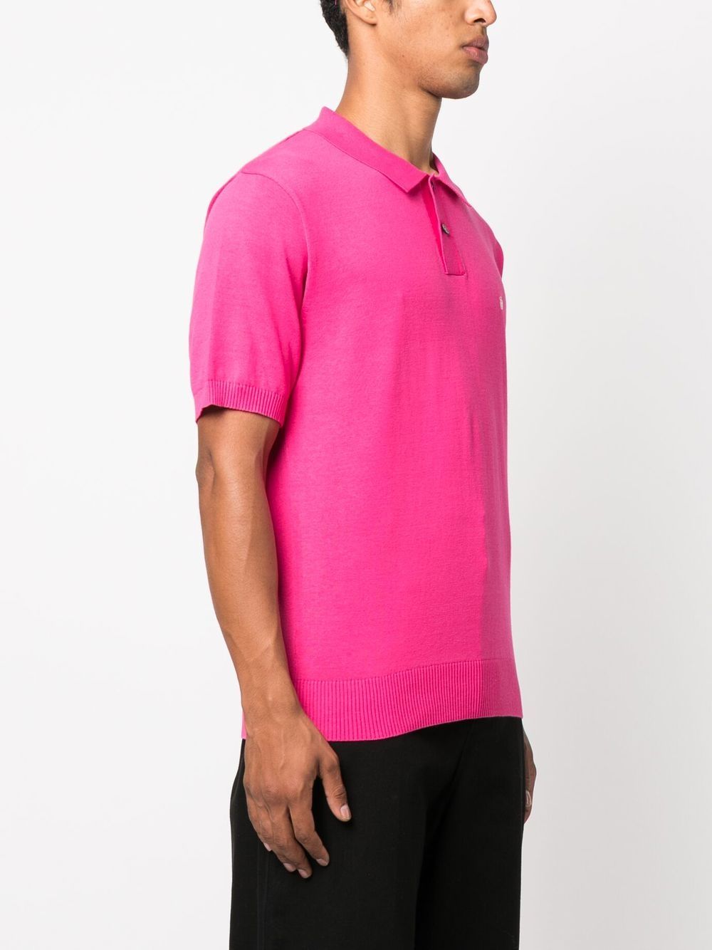 Hot pink clearance men's polo shirt