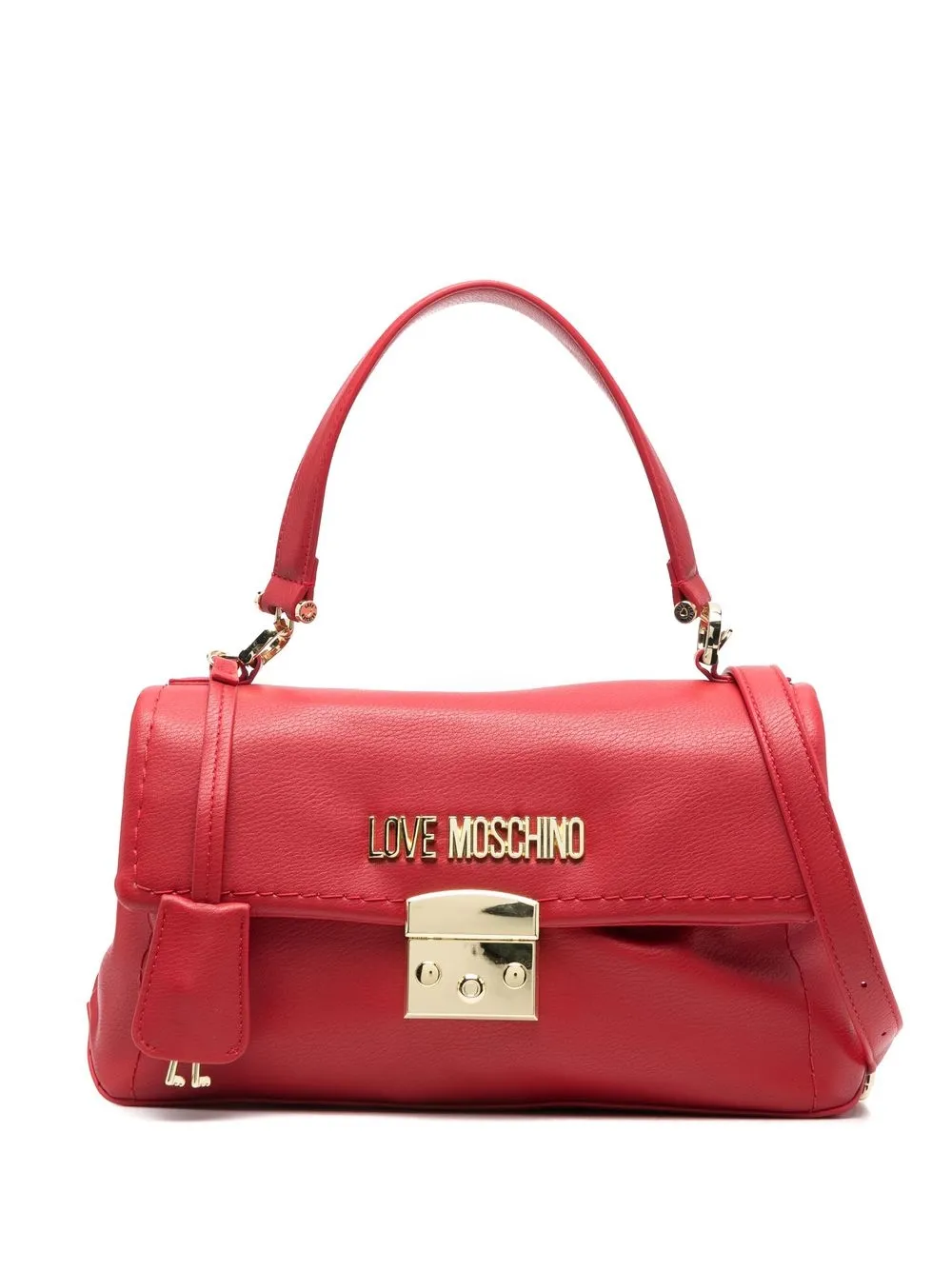 

Love Moschino tote con letras del logo - Rojo