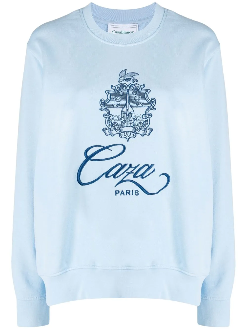 

Casablanca Plaza Casa embroidered sweatshirt - Azul