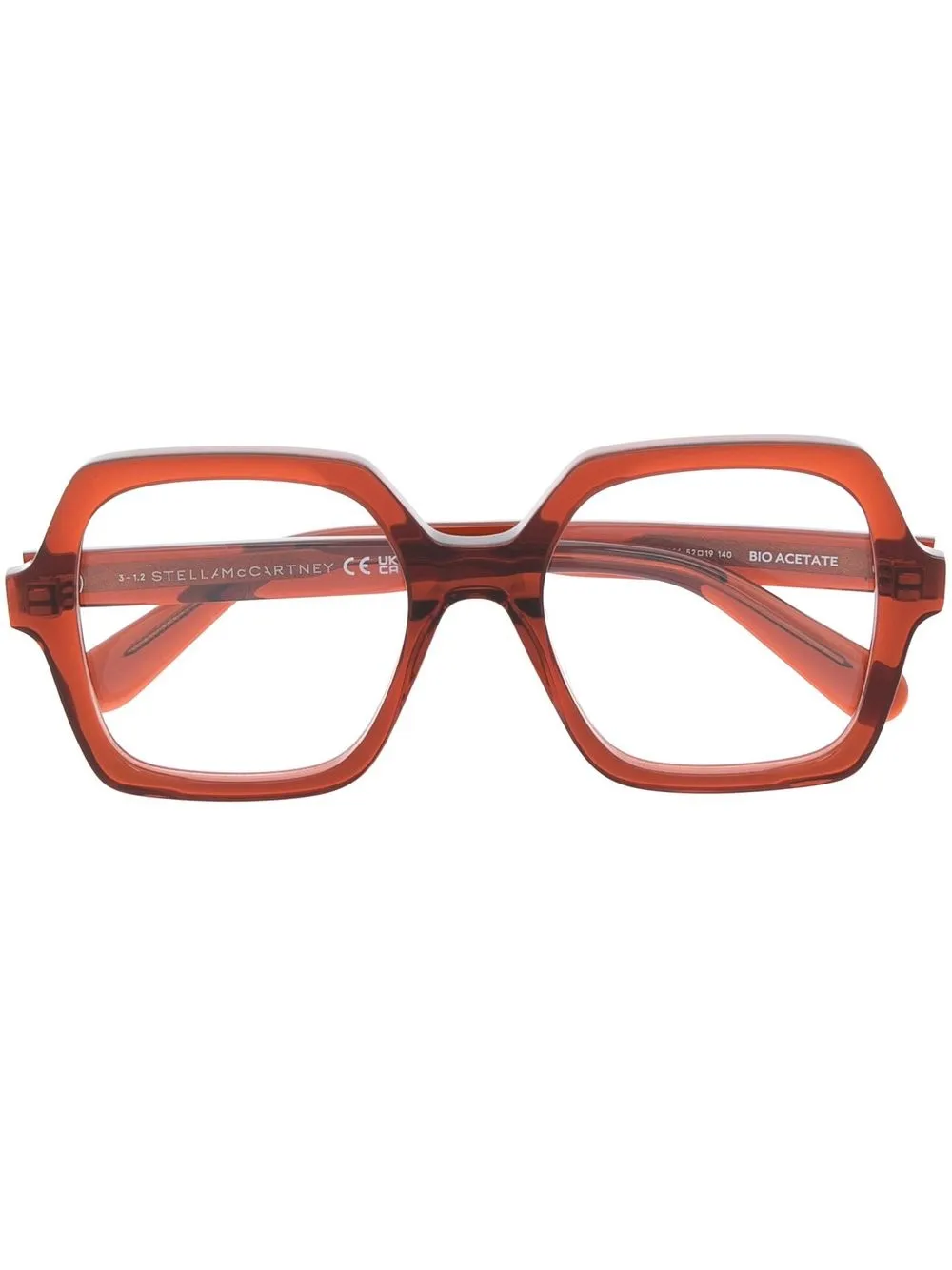 

Stella McCartney Eyewear square-frame optical glasses - Brown