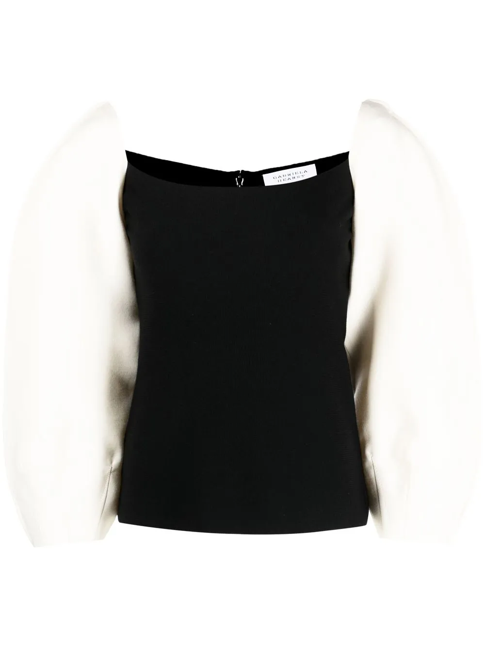 

Gabriela Hearst puff-sleeve wool-silk top - Black