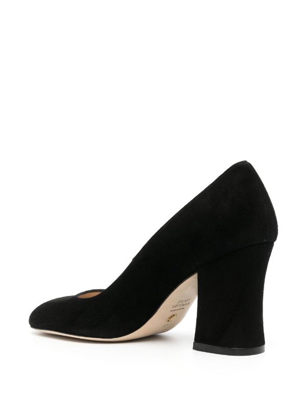 stuart weitzman block heel pumps