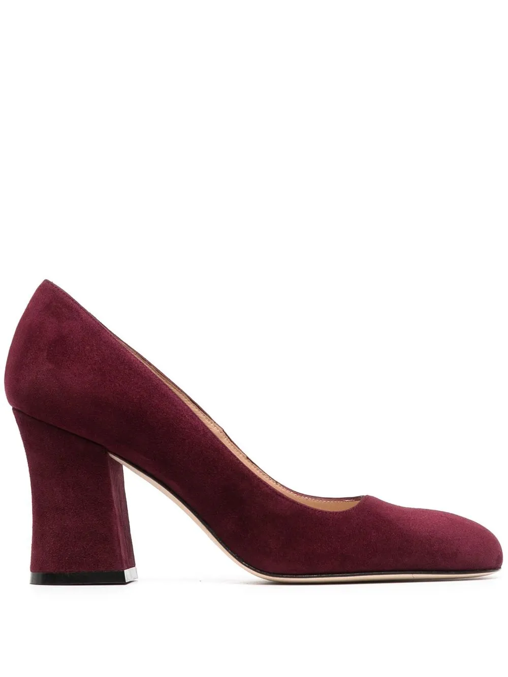 

Stuart Weitzman zapatillas Curveblock con tacón de 85mm - Rojo