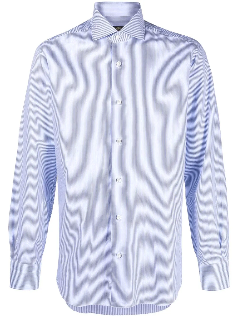 

Barba button-down stripe-pattern shirt - White