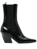 Prada 95mm sculpted heel boots - Black