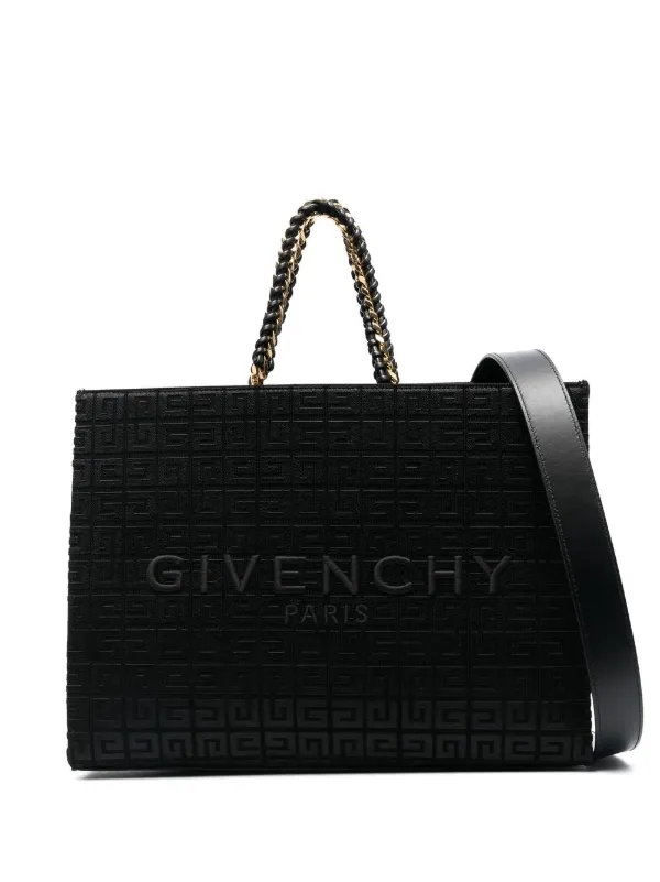 Givenchy logo print monogram pattern Tote Bag Black FARFETCH IE