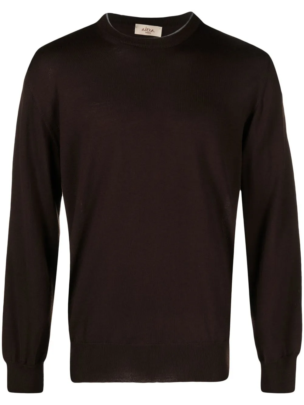 

Altea fine-knit crew-neck jumper - Brown