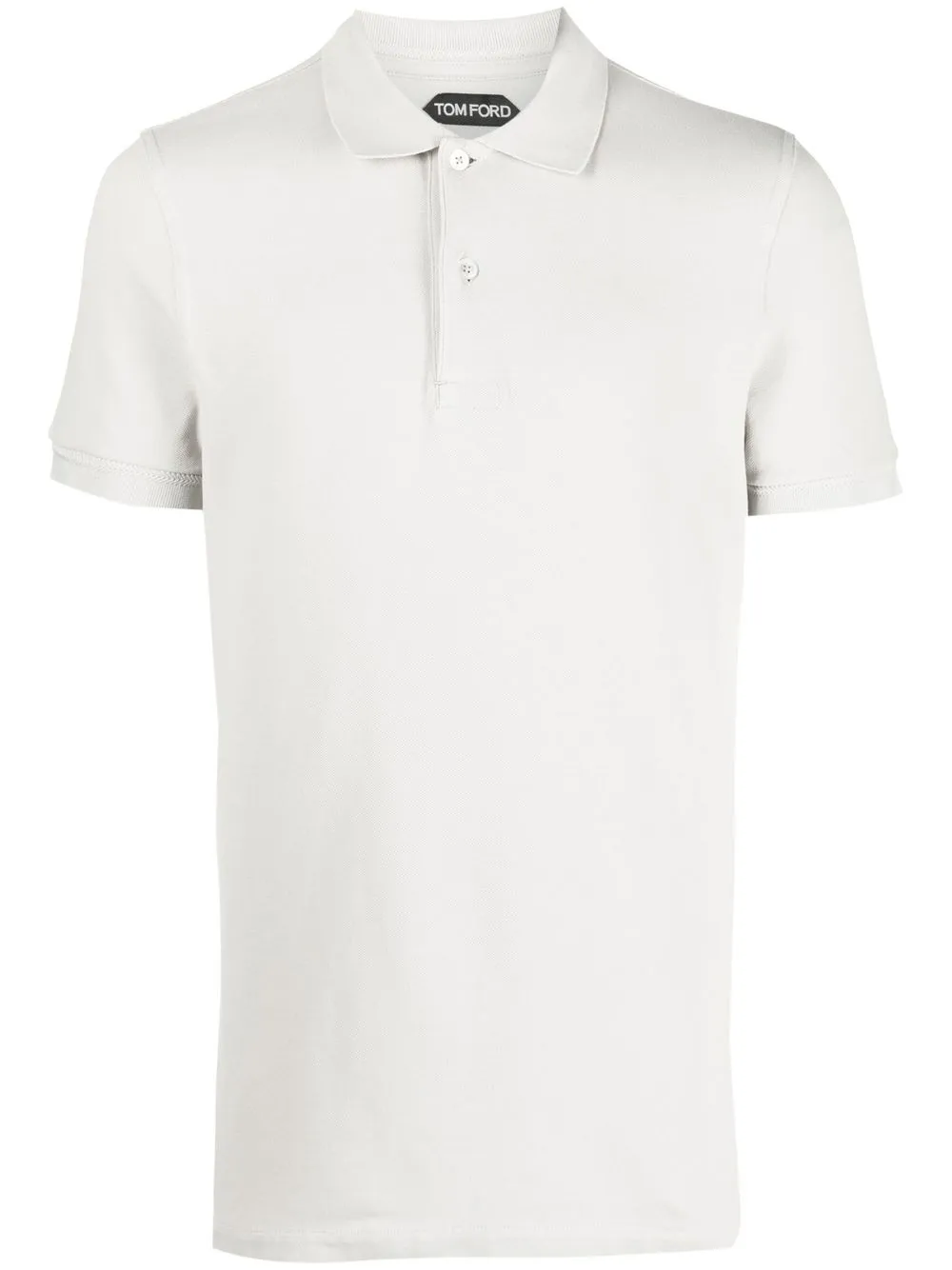 

TOM FORD short-sleeve cotton polo shirt - Neutrals