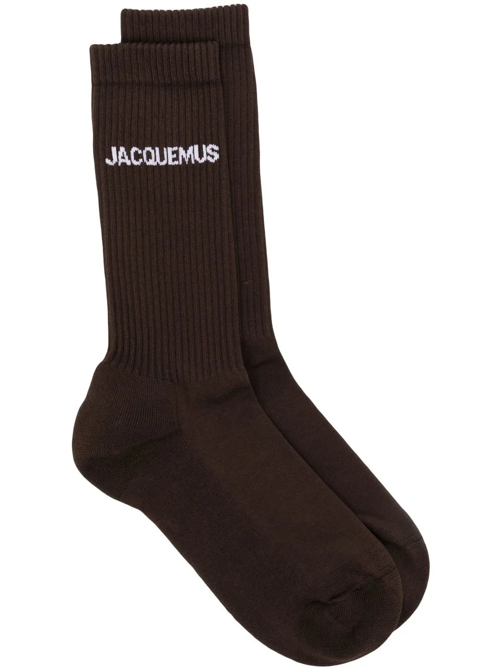 

Jacquemus logo-jacquard ribbed socks - Brown