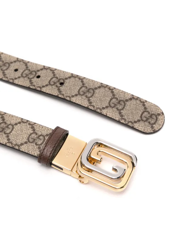 Gucci Interlocking G buckle Belt Neutrals FARFETCH CA